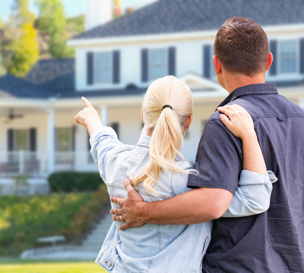 couple planning to have roof inspected